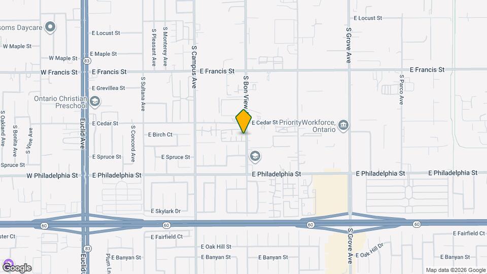 2048 S Bon View Ave Map and Location Details