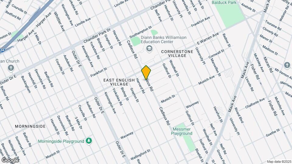 4837 Cadieux Rd Map and Location Details