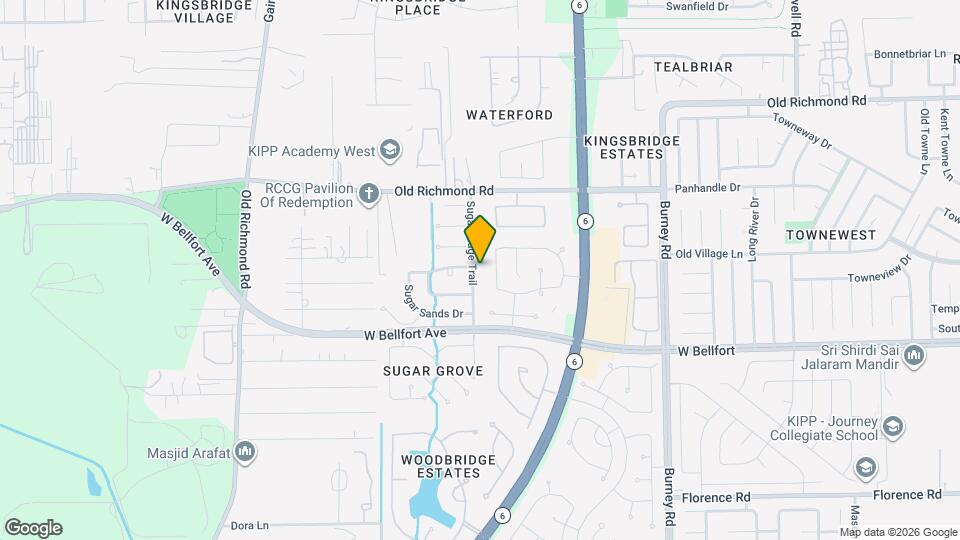 10307 Sugarbridge Trail Map and Location Details