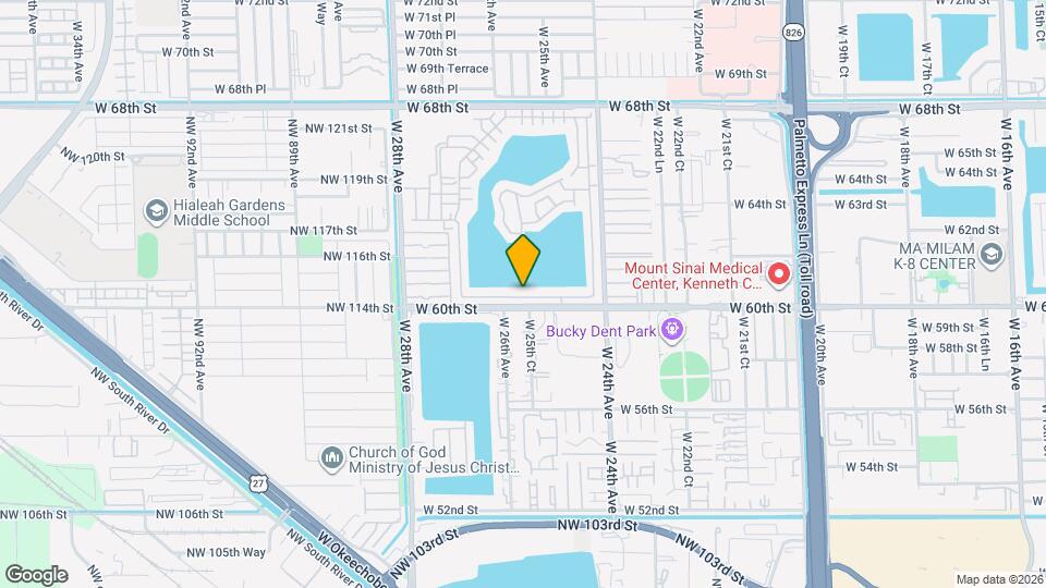 2561 W 60th Pl Map and Location Details
