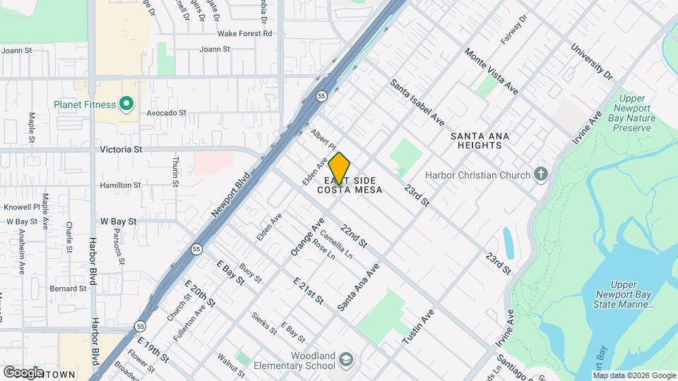 2233 Orange Ave Map and Location Details
