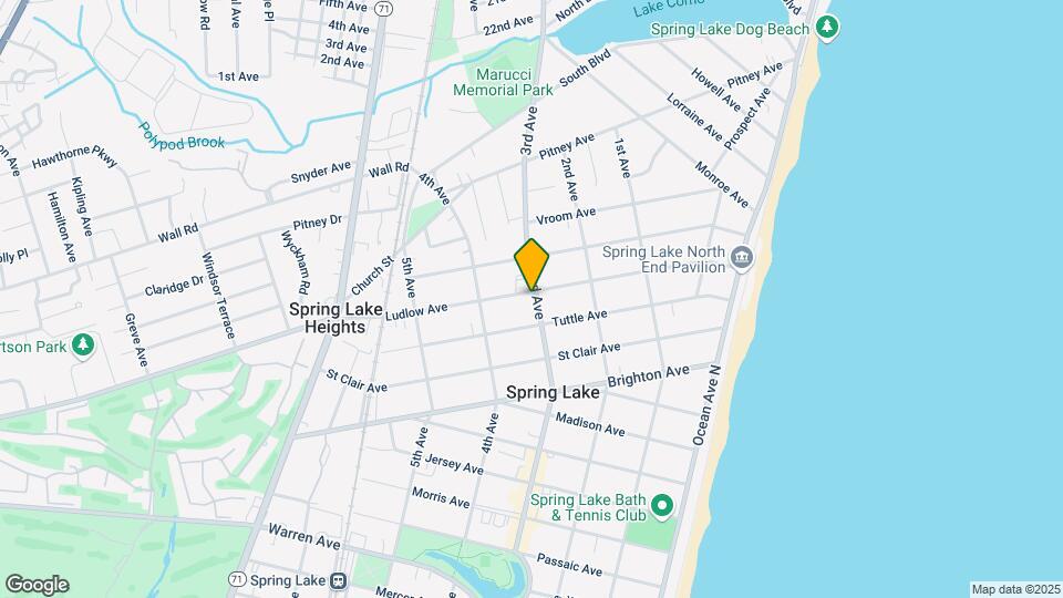 301 Ludlow Ave Mapa y Detalles de la Ubicación