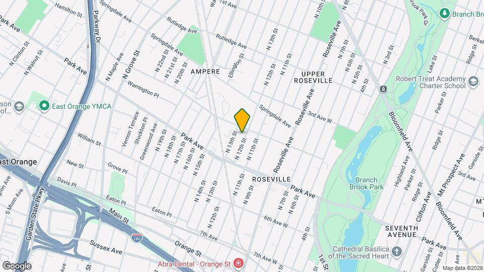 180 N 12th St Map and Location Details