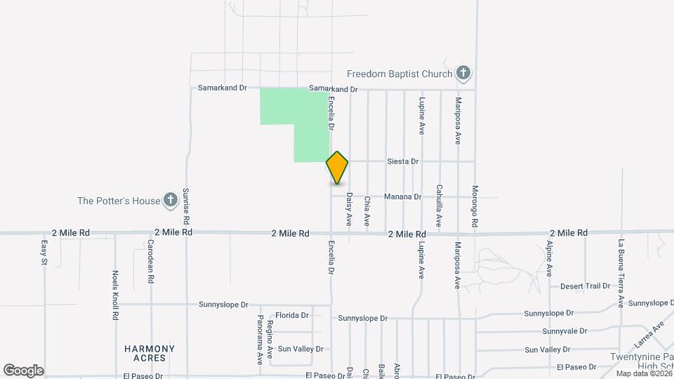 5575 Encelia Dr Map and Location Details