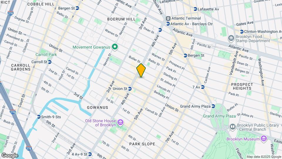 676 Degraw St Map and Location Details