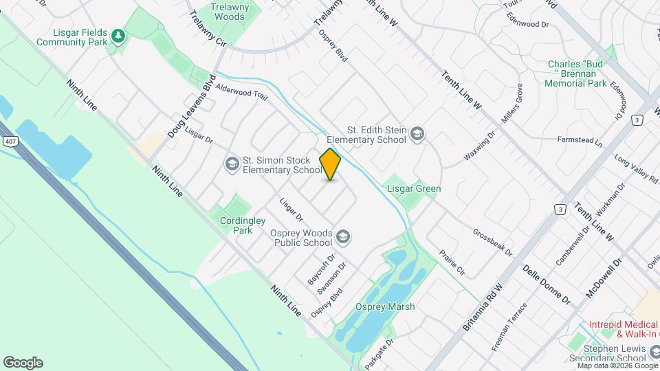 3816 Foxborough Trail Map and Location Details