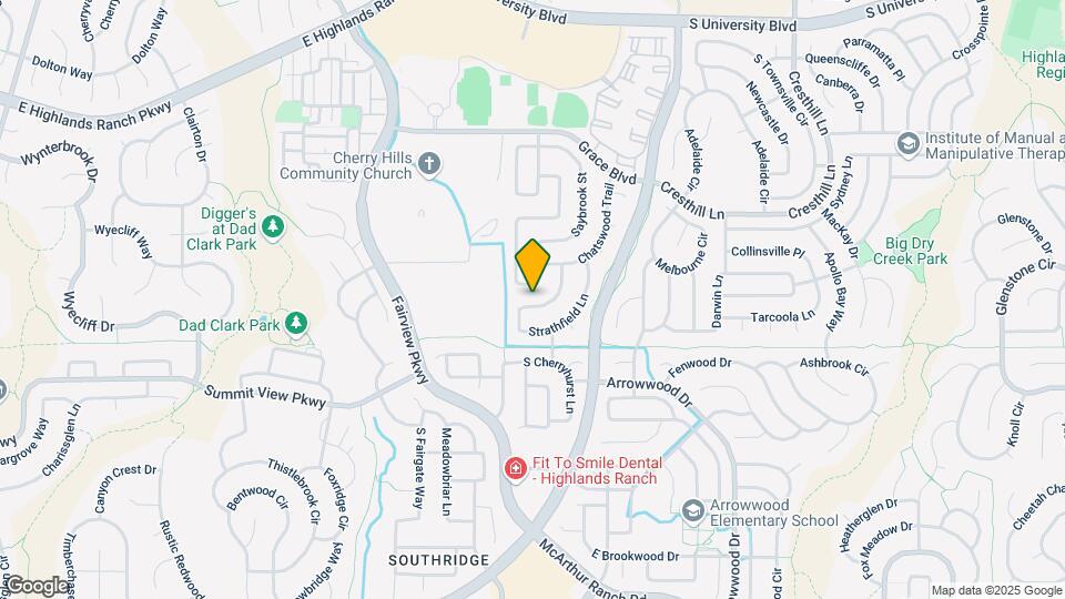 9985 Strathfield Ln Map and Location Details
