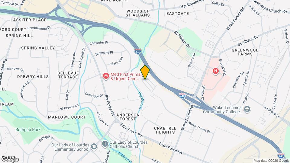 849 Wake Towne Dr Map and Location Details