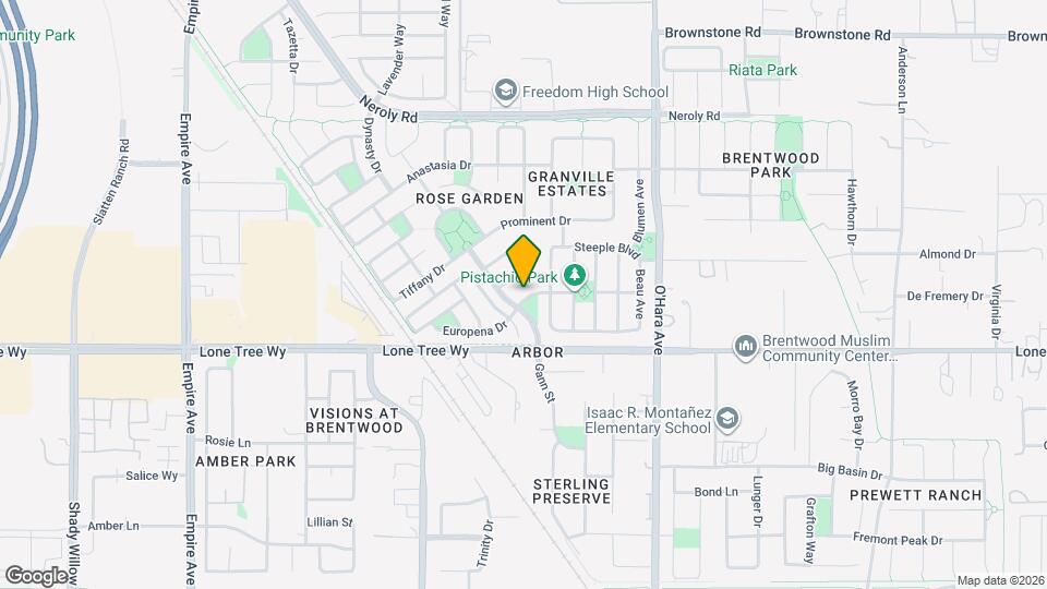 1109 Europena Dr Map and Location Details