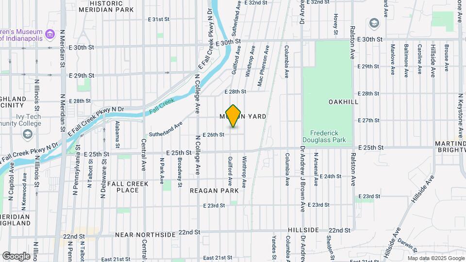 2605 Guilford Ave Map and Location Details