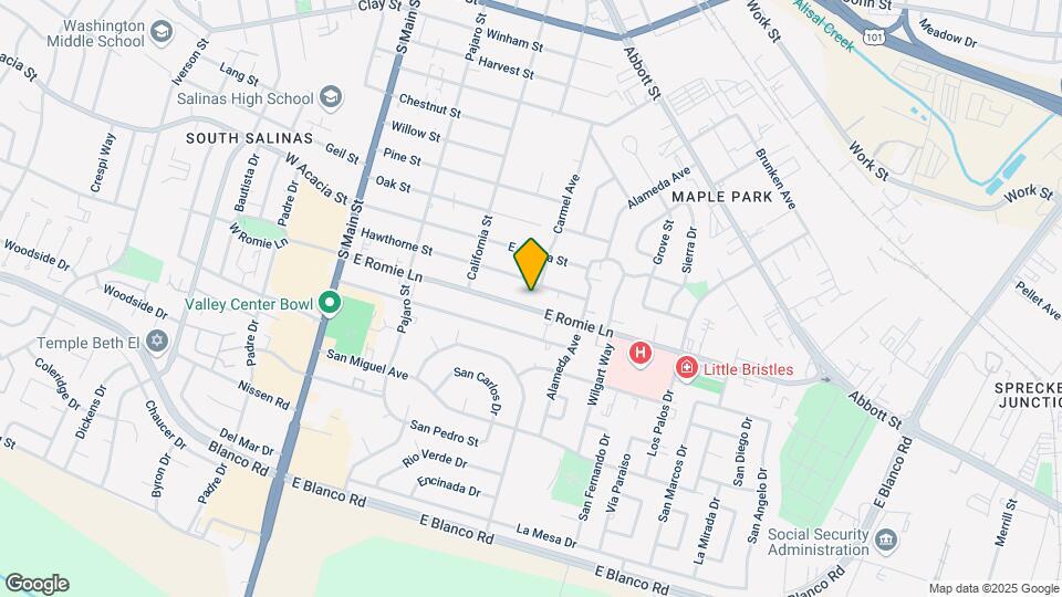 255 E Romie Ln Mapa y Detalles de la Ubicación