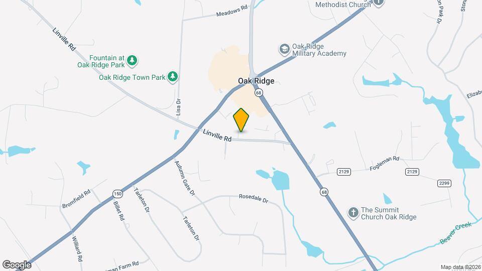 8022 Linville Rd Map and Location Details