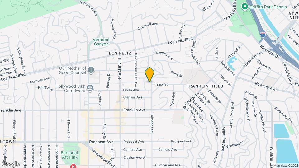 2023 Talmadge St, Unit 2023 Talmadge St 90027 Map and Location Details