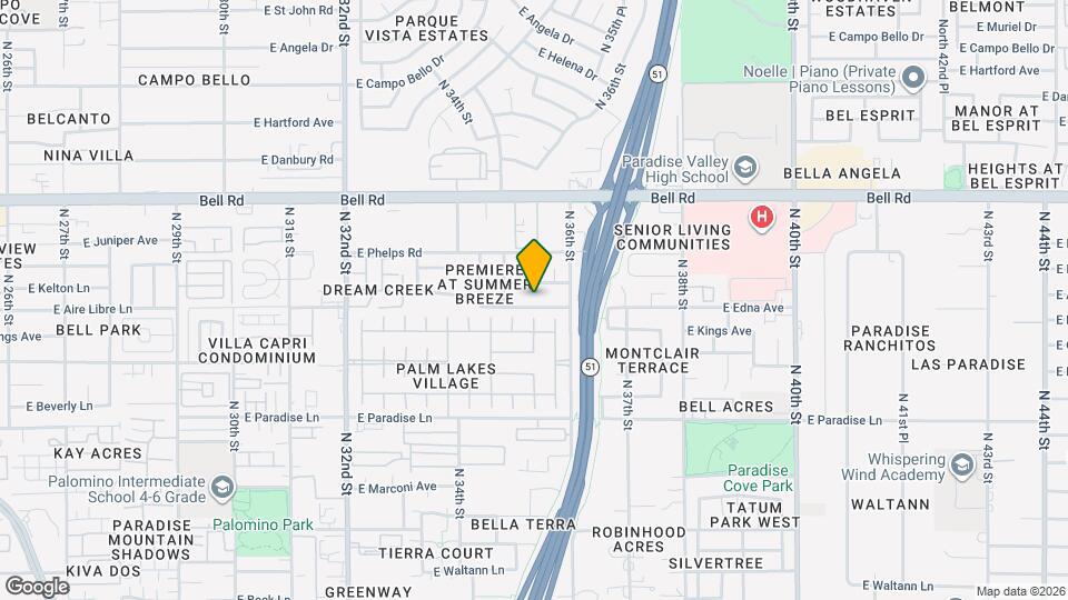3526 E Edna Ave Map and Location Details