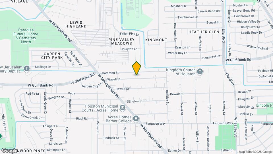 2202 Wavell St Map and Location Details