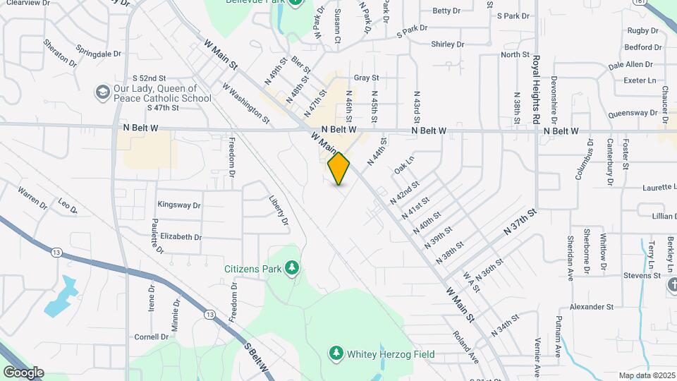 4410 W Washington St Map and Location Details