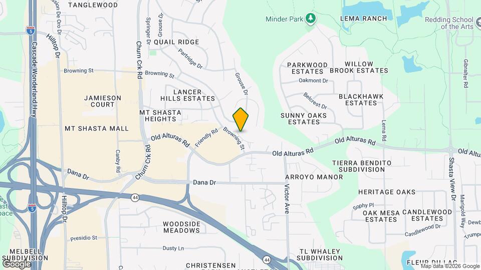 1323 Browning St Map and Location Details