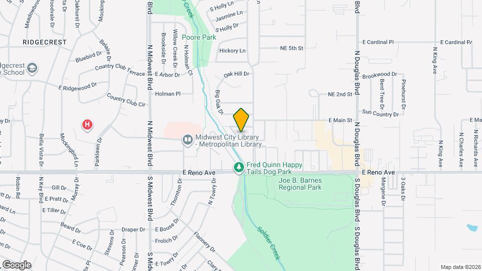 1105 Parkview Dr Map and Location Details