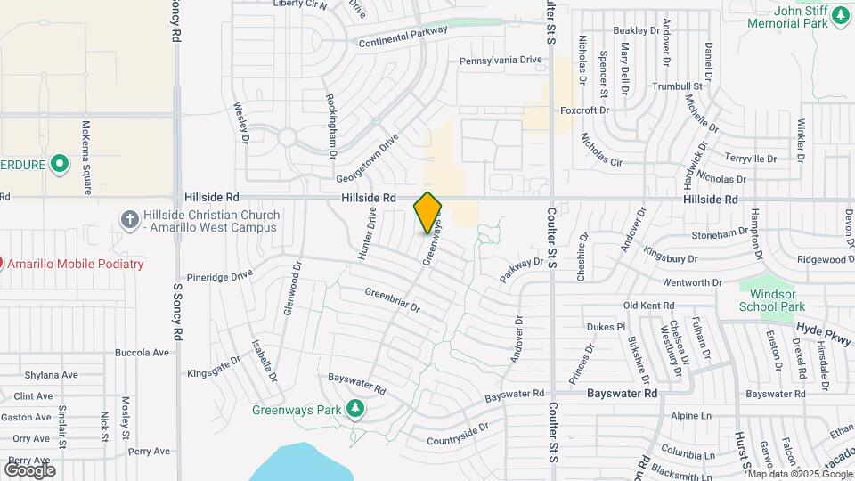 6020 Greenways Dr Map and Location Details