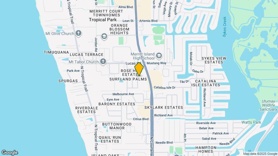 990 Butia St Map and Location Details