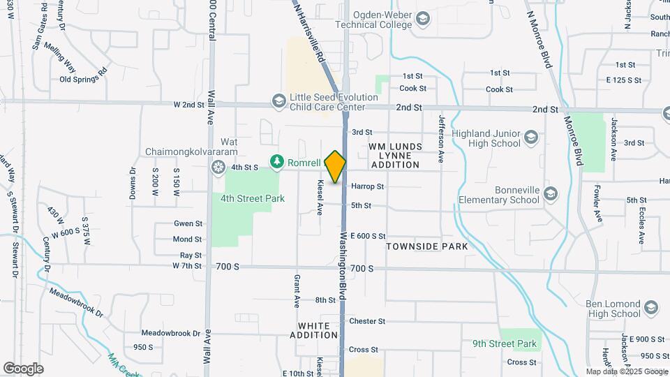 439 S Washington Blvd Map and Location Details