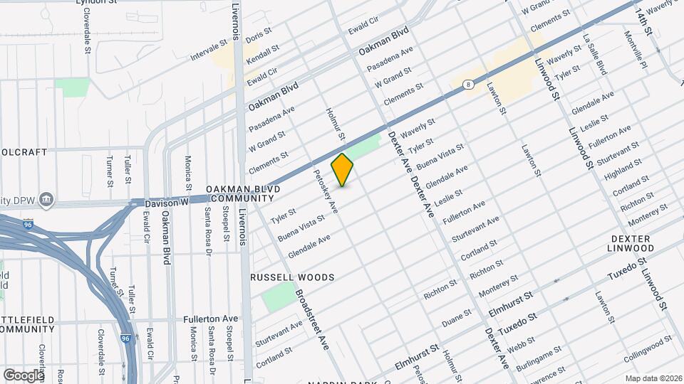 4059 Tyler St Map and Location Details