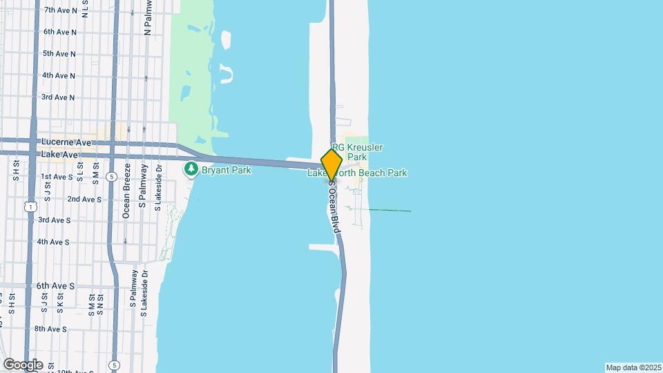 23 S Ocean Blvd Map and Location Details