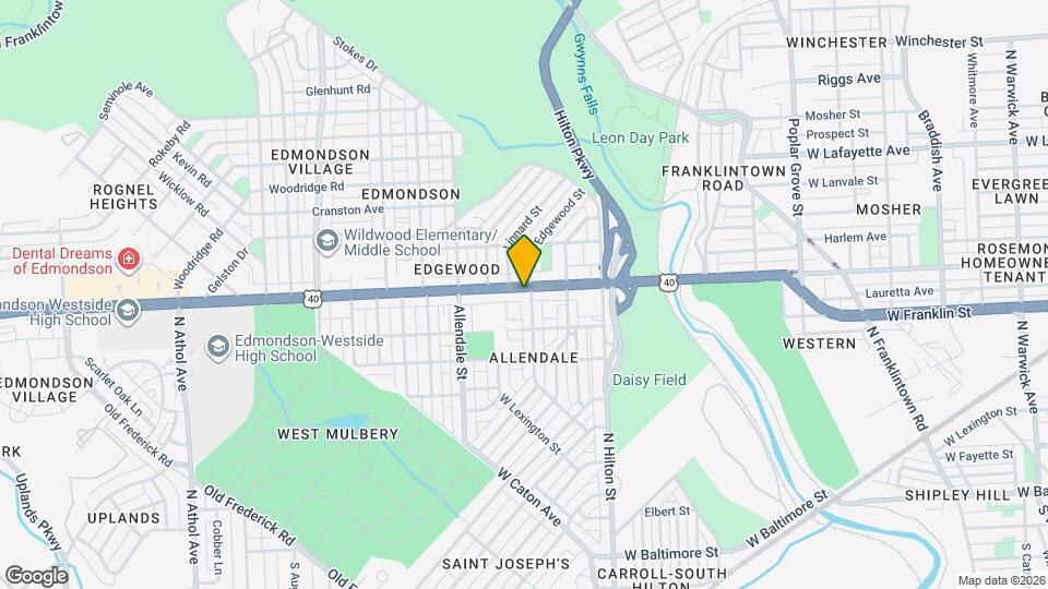 3503 Edmondson Ave Map and Location Details