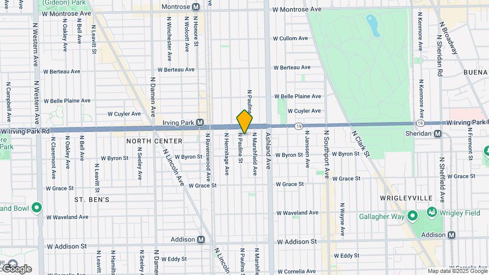 3939 N Paulina St Map and Location Details