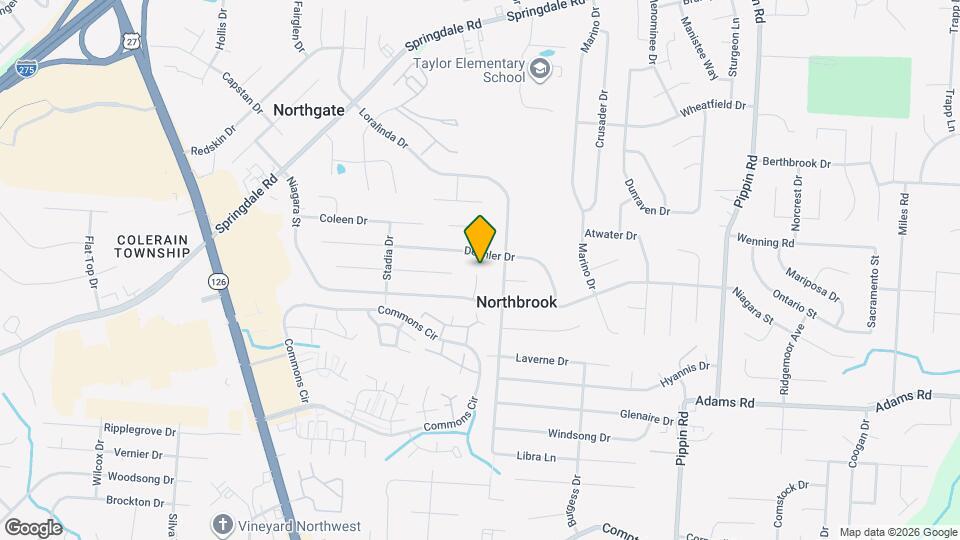 9696 Adair Ct Map and Location Details