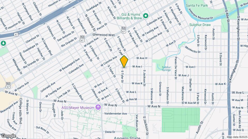 1328 S Tyler St Map and Location Details