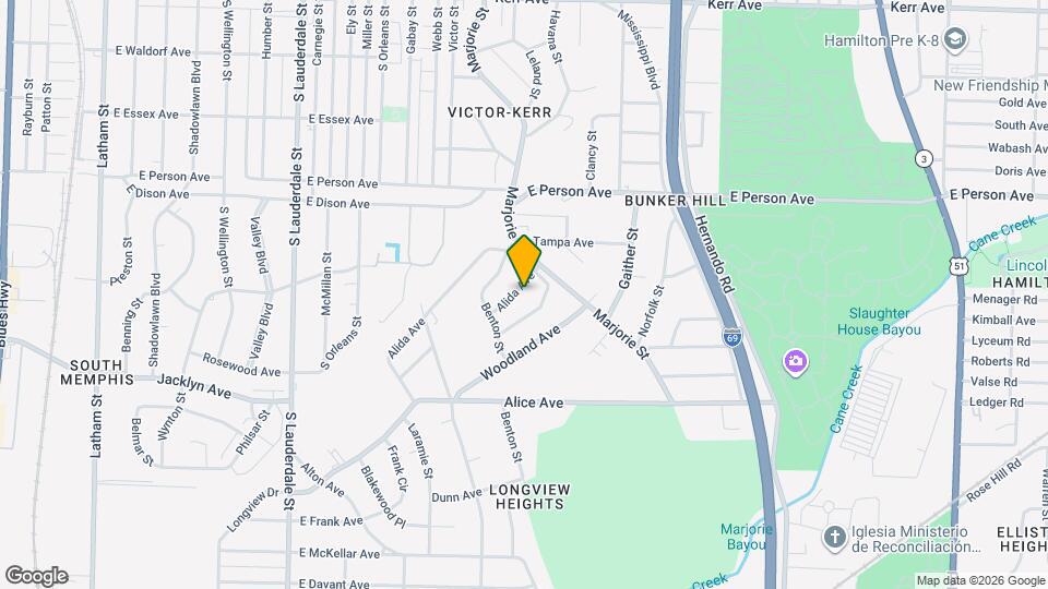 829 Alida Ave Map and Location Details