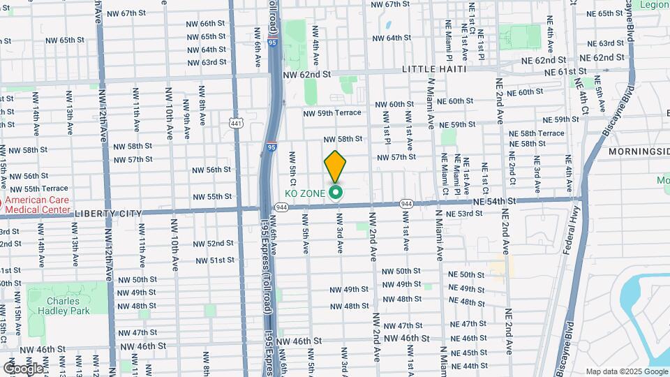 5504 NW 3rd Ave Map and Location Details
