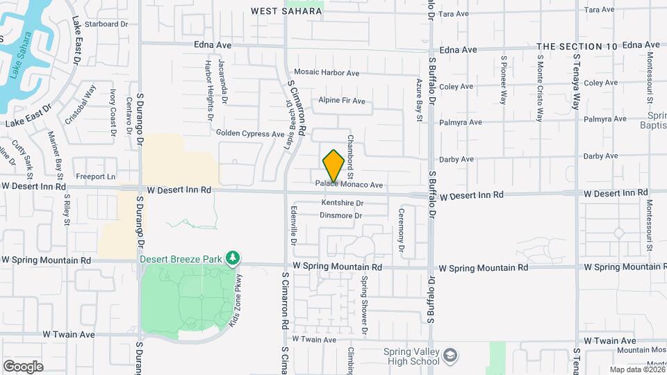 8061 Palace Monaco Ave Map and Location Details