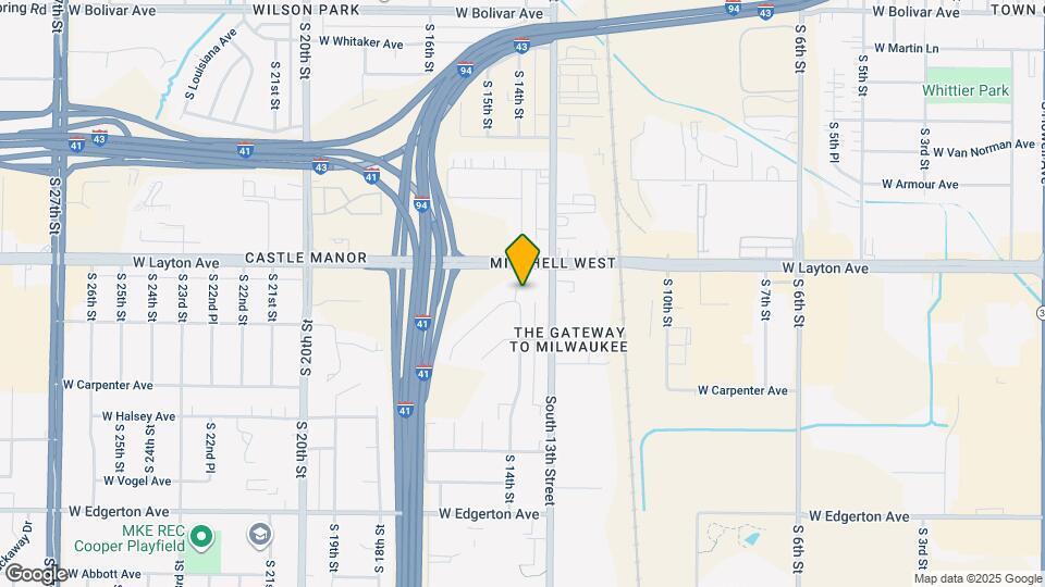 4725 South 13th Street Map and Location Details