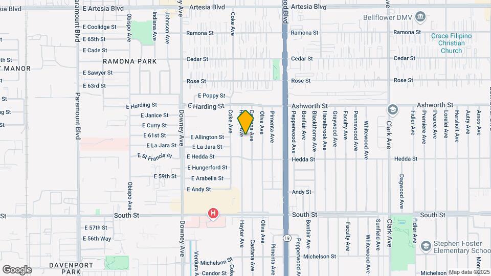 6044 Hayter Ave Map and Location Details