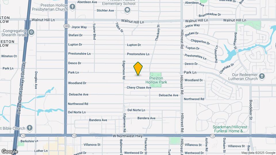6505 Woodland Dr Map and Location Details