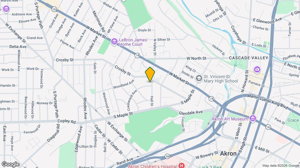 311 Crestwood Ave Map and Location Details