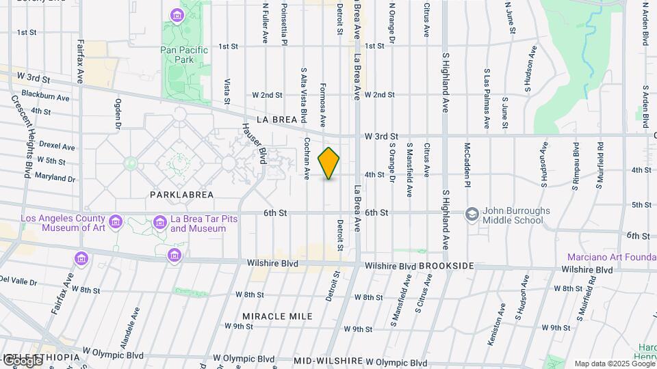 Wilshire Museum Towers Mapa y Detalles de la Ubicación