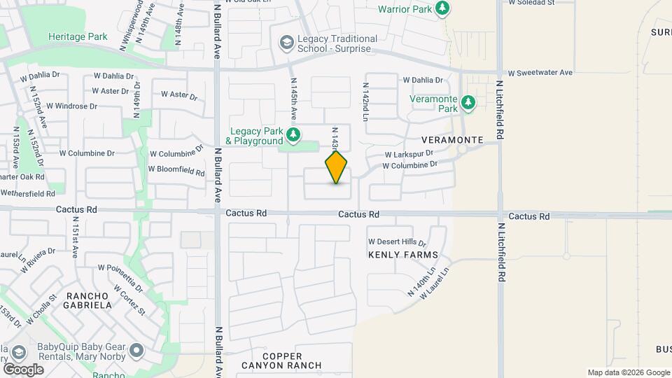 14363 W Charter Oak Rd Map and Location Details
