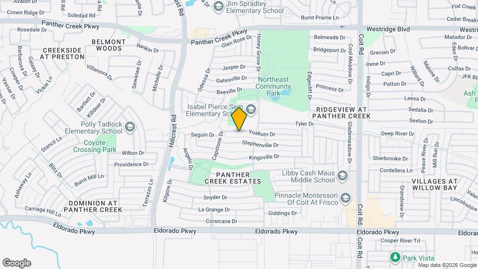 11535 Yoakum Dr Mapa y Detalles de la Ubicación