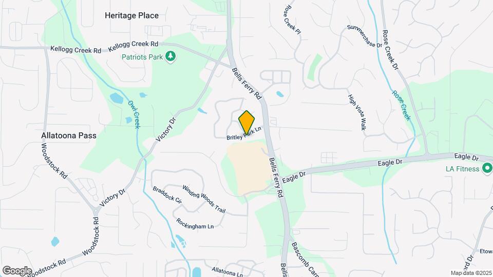 1075 Britley Park Ln Map and Location Details