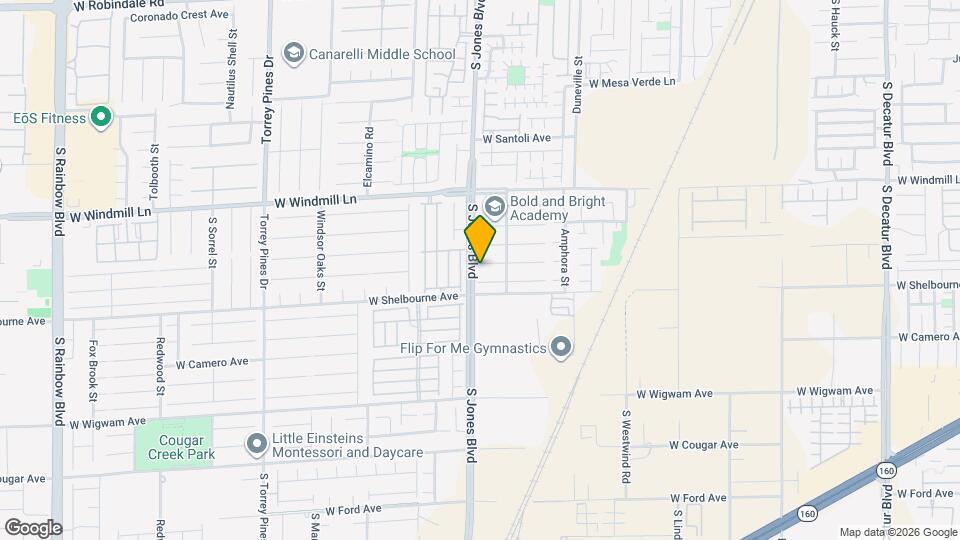 6083 Crown Palms Ave Map and Location Details
