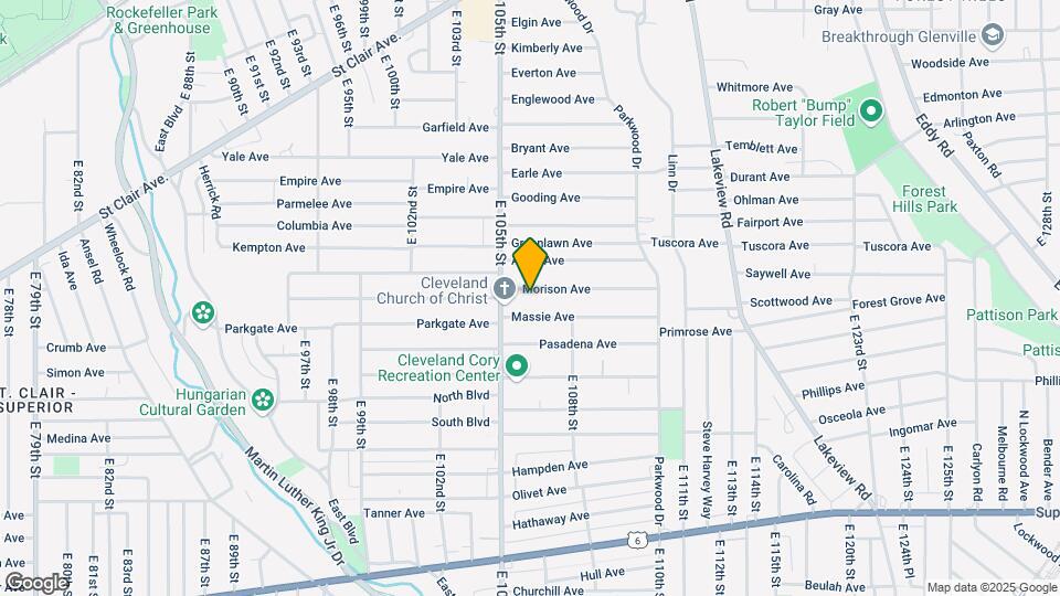 10528 Morison Ave Map and Location Details