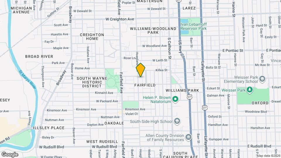 3011 Hoagland Ave Map and Location Details