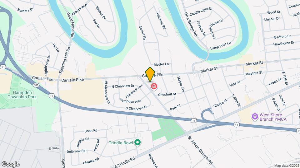 The Flats at Hampden Mapa y Detalles de la Ubicación