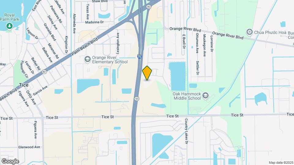 9540 Green Cypress Ln Map and Location Details