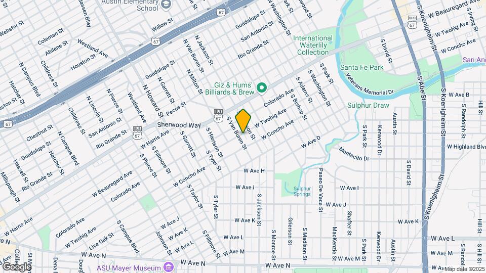 302 S Van Buren St Map and Location Details