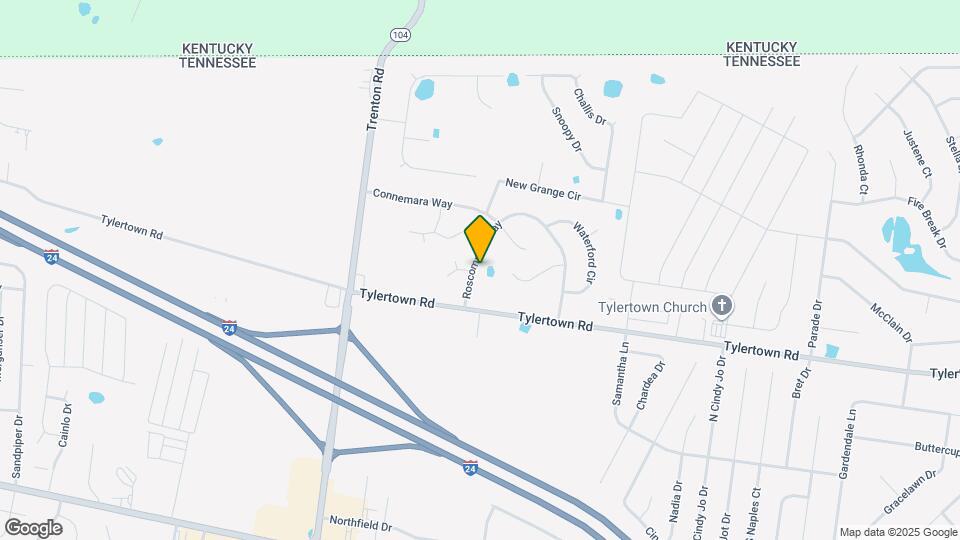 3817 Roscommon Way Map and Location Details