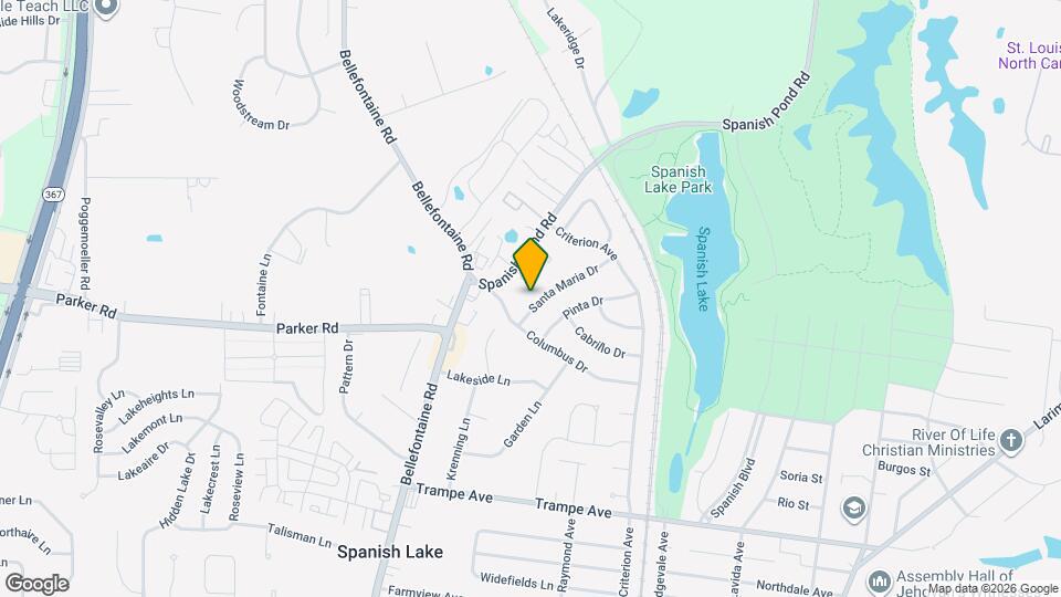 12321 Santa Maria Dr Map and Location Details